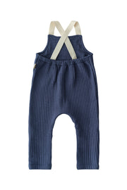 mielakids - QUILTED WORKER OVERALL 'KAPITONE' - deep indigo blue