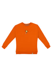 beetlebeez 'ORANGE SMILEY' SWEATSHIRT - orange