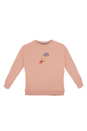 beetlebeez 'CRAZY TRIANGLE' SWEATSHIRT - rosa