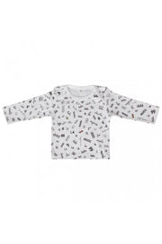 mielakids LALALA-SWEATSHIRT - weiss mit schwarz