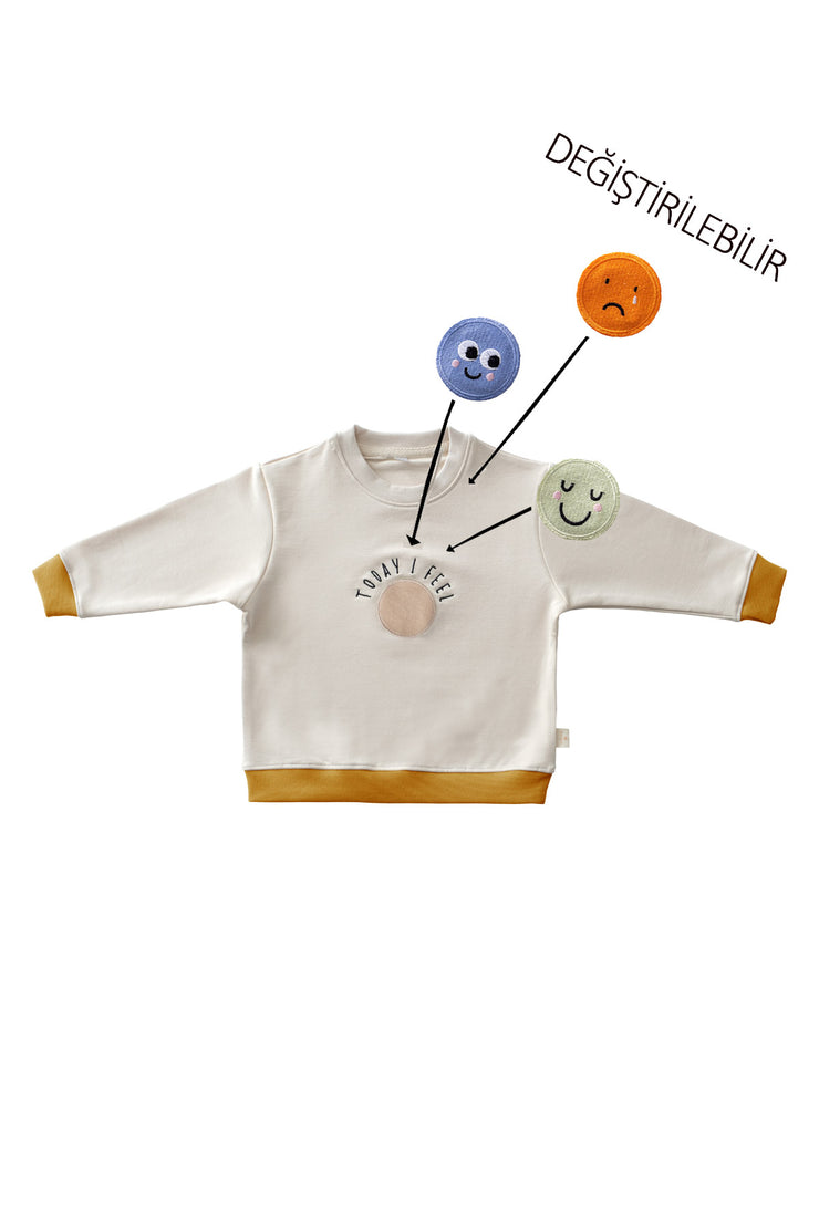 mielakids - MY FEELINGS SWEATER - weiss