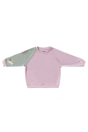 mielakids - COLORBLOCK SWEATSHIRT - lilac pink